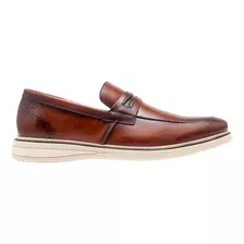 Sapato Masculino Democrata Casual Slip On Couro Metropolitan