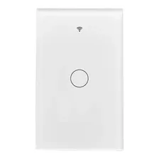 Interruptor Inteligente Simple Con Wifi-alexa -google Blanco