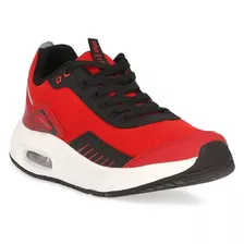 Tenis Supersport Caballero Deportivo Rojo 637-34