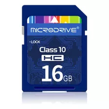 Memoria Sd 16gb Clase 10 Microdrive