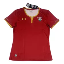 Camisa Under Armour Feminina Fluminense Vermelha 2017/18