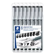 Estilografo Desechable Staedtler Paquete Con 8 Piezas 