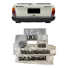 Jogo Kit Emblema Volkswagen Parati Gl 1.8 87/90 Com 5 Peças