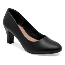 Zapatilla Cerrada Lady Paulina 34101 Negro Para Mujer Tx8