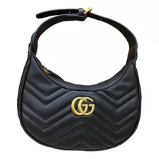 Minibolsa Gucci Gg Marmont Con Forma De Media Luna Mujer 