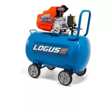 Compresor Aire Logus 2,5hp 100 Litros Portatil Color Azul Fase Eléctrica Monofásica Frecuencia 50