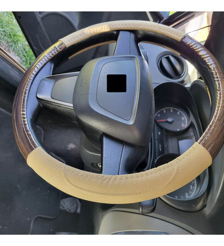 Cubre Volante Ft10 Beige Renault Clio 2012 Foto 5