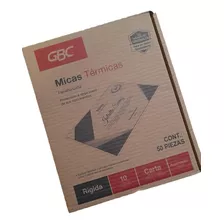 Micas Gbc Tamaño Carta De 10 Milésimas T/carta *50 Micas*