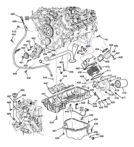 Bulbo Presion Aceite Chevrolet Silverado 2500hd 6.0l V8 2014 Foto 6