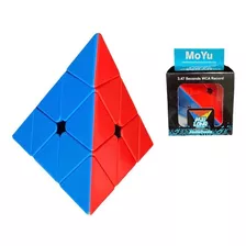 Cubo Mágico Profissional Pyraminx Pirâmide Triangulo 3x3x3 Estrutura Colorido