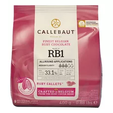 Chocolate Belga Callets Ruby 400g Callebaut