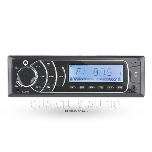 Radio Para Auto Quantum Audio Qa20bt Con Usb, Bluetooth Y Lector De Tarjeta Sd