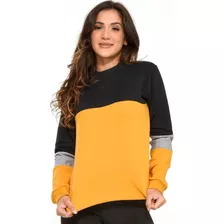 Casaco Moletom Flanelado 3 Cores Blusa Moda Inverno Frio 178