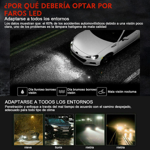 9005 9006 Kit De Faros Led Luz Alta Y Baja Para Oldsmobile Foto 10