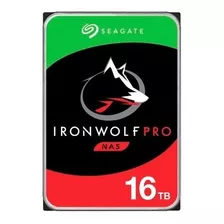 Hd Seagate Ironwolf Nas, 16tb, 3.5', Sata - St16000ne000 Pro