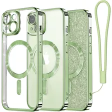 Funda De Celular Meifigno, Para iPhone 15, Verde Hierba