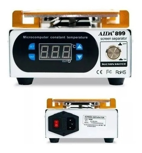 Máquina Separadora Touch Sucção Vácuo Aida 899 Lcd 110v/220v