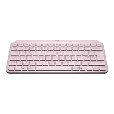 Teclado Logitech Mx Keys Mini Rosa Iluminado Inalámbrico