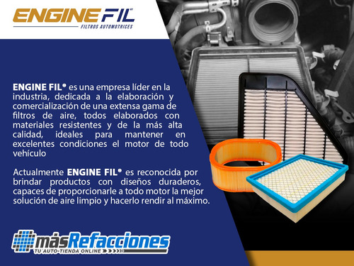Filtro Para Aire Fiat 500 L4 1.4l De 2009 A 2011 Engine Fil Foto 3