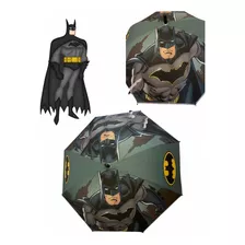 Paraguas De Figuras Dc Batman + La Liga De La Justicia Y++