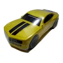 Carro Carrinho Camaro Amarelo Plástico Brinquedo 