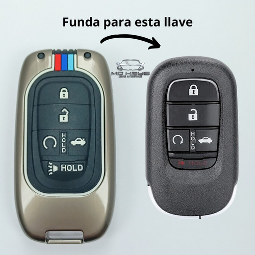 Funda Llave Honda Civic Accord Crv Hrv 2022 2023 2024 Zin Foto 4