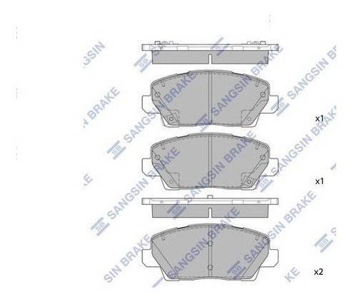 Pastillas Freno Para Kia Picanto All New  (rin 13 ) Foto 3