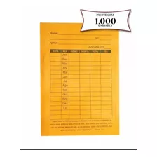 Envelope De Dízimo Anual C/1000 Unidades 
