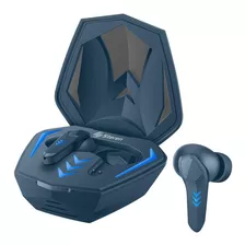 Audífonos Steren Aud-7450az Bluetooth* Freepods Touch True Wireless Para Gamer - Color Azul