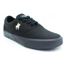 Tênis Masculino Black Horse Polo Farm 216 - Preto