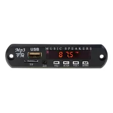 Placa Decodificadora Usb Mp3 Fm Auxiliar Bluetooth 12v 