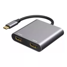 Adaptador Usb C Para Hdmi - Dois Monitores - 4k