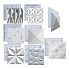 Moldes Formas Pra Placa Gesso 3d Cimento Fdg Plástico De Abs