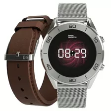 Smartwatch Mark Maddox Hombre Hs1000-80 /relojería Violeta Color De La Caja Plateado