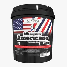 Alisamento Americano Masculino Elfa Black Hidróxido De Sódio