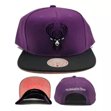 Mitchell & Ness Milwaukee Bucks New Pink Paisley Uv Púrpura