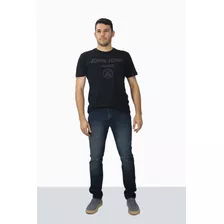 Calça Jeans Acostamento Slim Masculino Azul Escuro