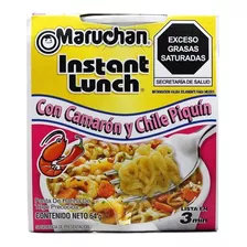 Sopa Instantánea Maruchan Con Camarón Y Chile Piquín 64 Gr