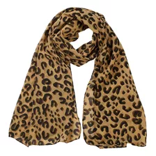 Uxcell Leopard Cheetah Animal Print Bufanda De Gasa Beach Wr