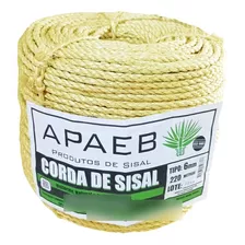 Corda De Sisal 6mm 220 Mts Rasada Apaeb Acabamento Perfeito