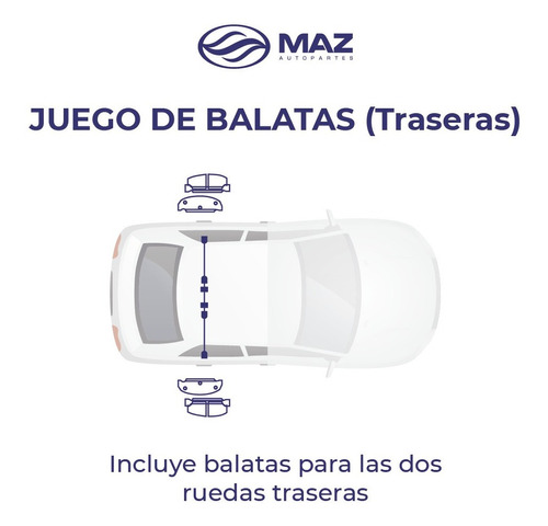 Balatas Traseras Mazda 3 Gx 2014 Al 2018 Brembo Foto 4