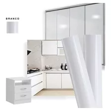 Adesivo Vinil Envelopamento Branco Efeito Laca Vidro 5m X 1m Cor Branco Laca