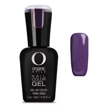 Color Gel Esmalte Uñas Organic Nails Color Midnight Gothic