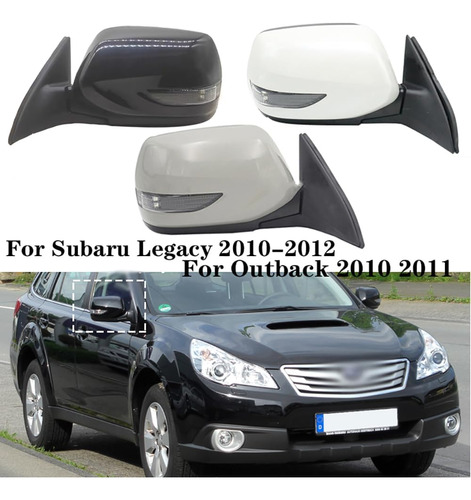 Espejo De Puerta Elctrica Lateral Para Subaru Legacy 2010-2 Foto 4