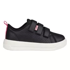 Tenis Casual Infantil Menina Pampili Original Velcro Preto