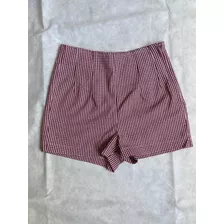 Short Cuadrille Bordo Y Blanco