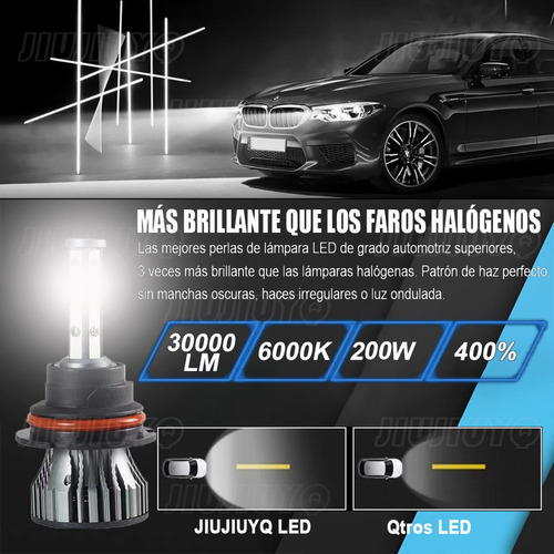 Para Vw Jetta 2000-2005 Faros Delanteros Led De 4 Lados Foto 6