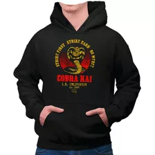 Blusa De Moletom Canguru Cobra Kai, Karate Kid, Série, Geek