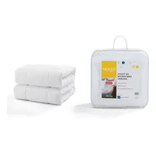 Nooz Edredón - Duvet Essential Microfibra Verano, King Size Color Blanco Diseño De La Tela Geométrico