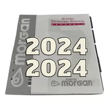 Repuesto Agenda Morgan Escritorio 2024 Semanal Completo